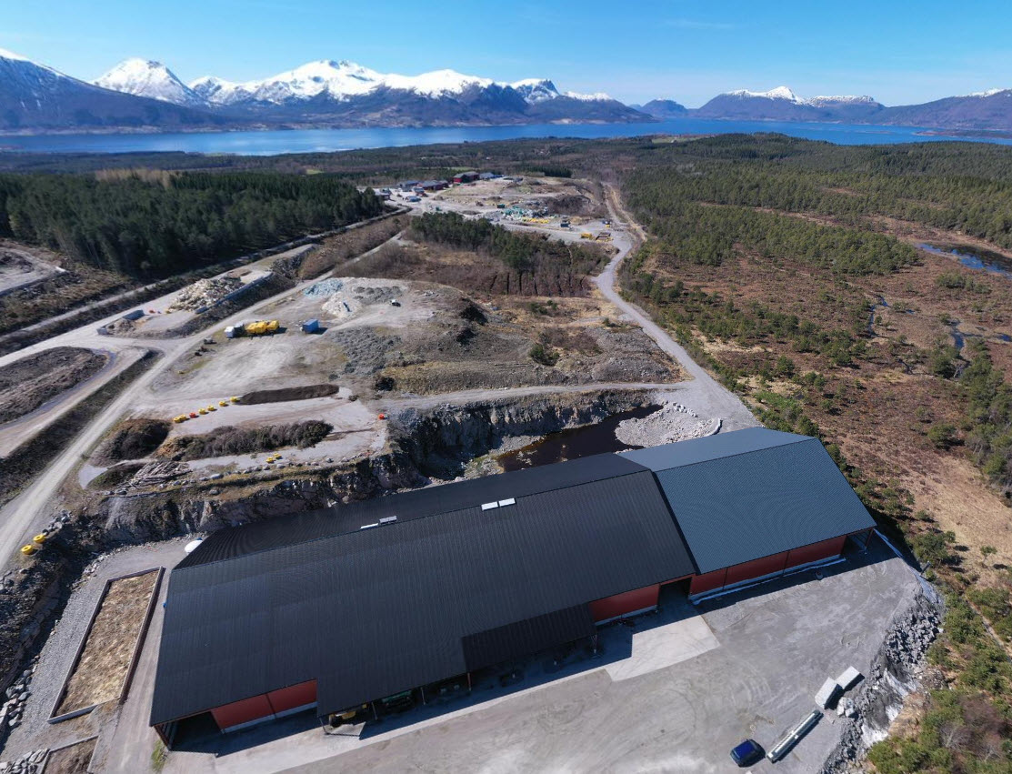 Vestnes Renovasjon sitt moderne anlegg